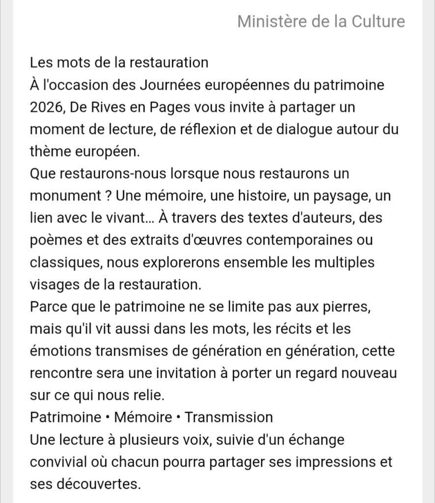 Agenda 19 septembre texte
