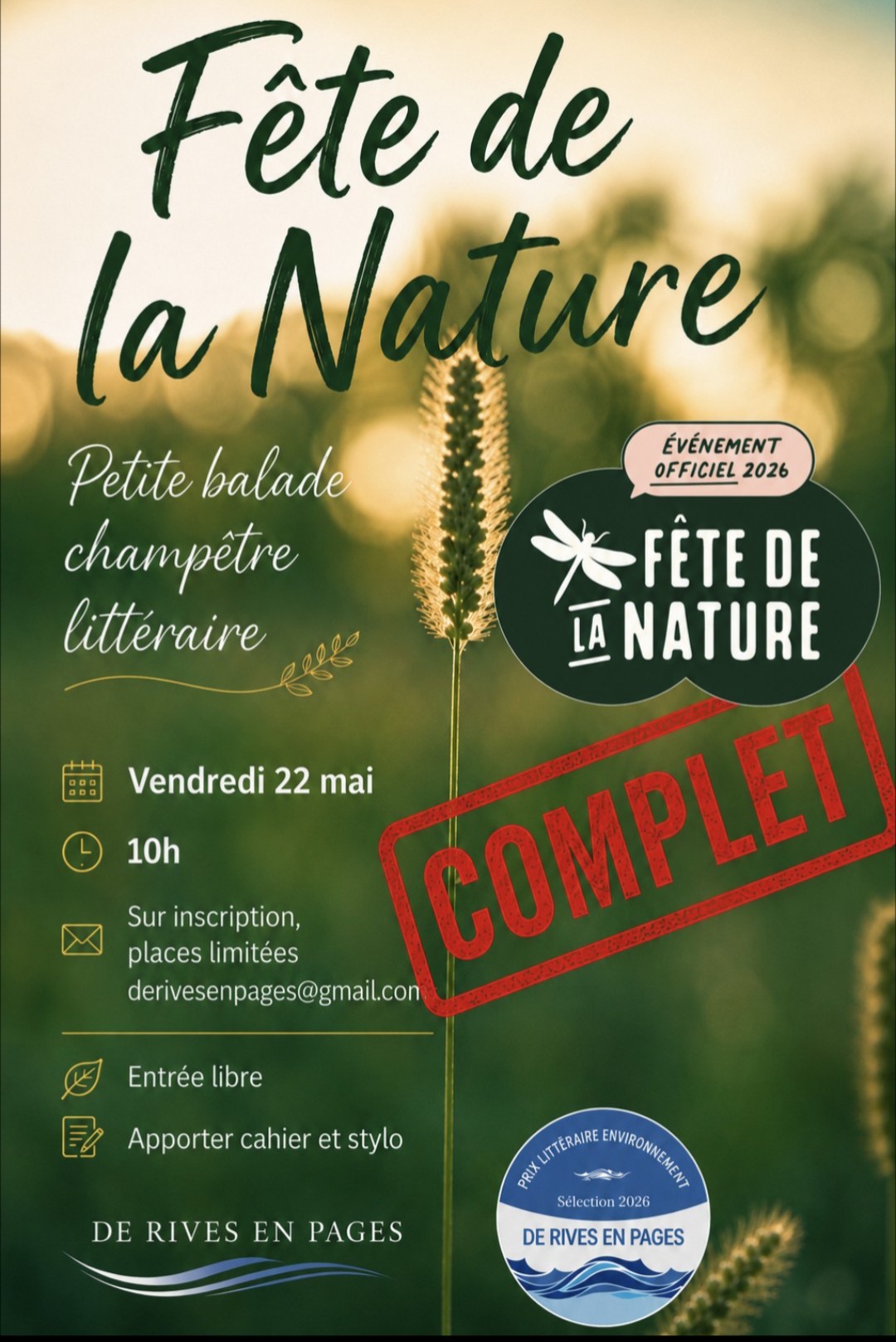 Fete de la nature 22 mai