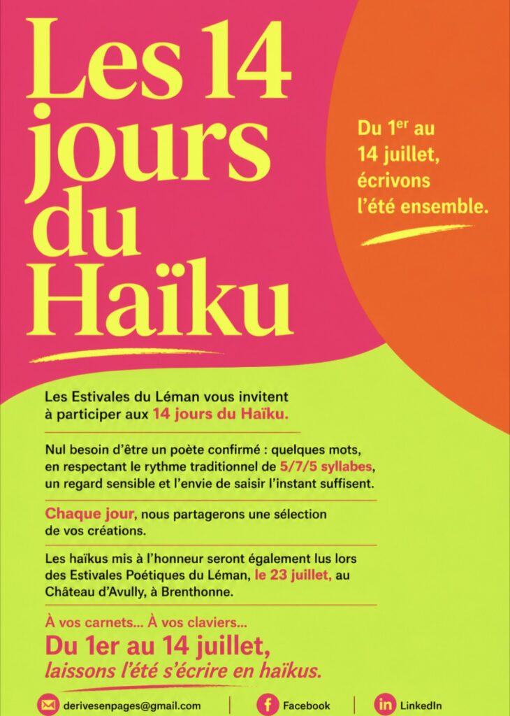 Les 14 jours du Haiku