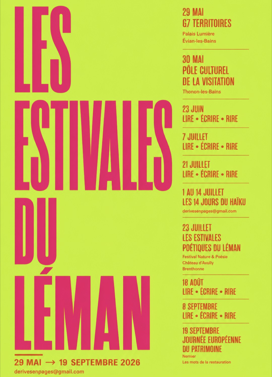 Les estivales du Leman